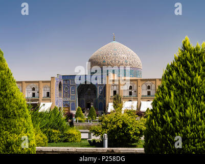 Lo Sceicco Lotfollah moschea di Isfahan Foto Stock