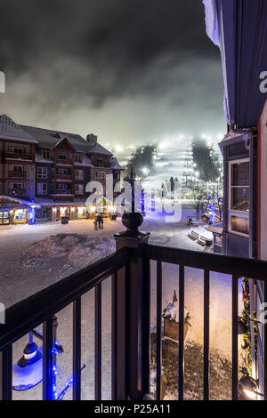 Blue Mountain Village, Blue Mountain Resort, Collingwood, Ontario, Canada Foto Stock