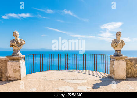 Villa Cimbrone, Ravello, Amalfi, Salerno, Campania, Italia. Foto Stock