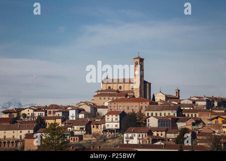 Monferrato Astigiano, Piemonte, Italia. Monferrato regione vinicola, Grana Village Foto Stock