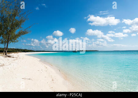 Africa orientale, della Tanzania, Zanzibar Kendwa beach in un giorno d'estate. Foto Stock