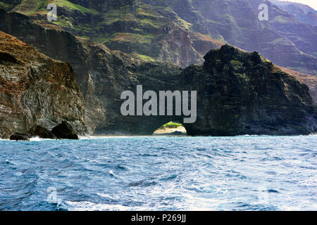 Costa Napali Kauai Hawaii Foto Stock