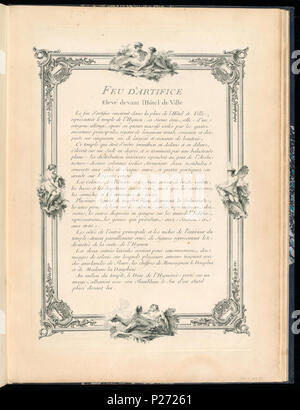 . Inglese: legato Stampa (Francia) . Inglese: pagina di testo con bordo elaborate decorazioni, stampato sul recto e verso. I numeri di accessione per pagine con testo erano assegnati a lungo dopo che le pagine con le immagini incise era stata stabilita. La sequenza per le successive pagine di testo sono come segue: pagine di testo 1921-6-207-31/35, dopo incisione 1921-6-207-2 pagine di testo 1921-6-207-36/38, dopo incisione 1921-6-207-3 pagine di testo 1921-6-207-39, dopo incisione 1921-6-207-22 pagine di testo 1921-6-207-40/45, dopo incisione 1921-6-207-23 . prima del 1921 (acquisita data) 43 vincolato stampare (Francia) (CH) 18736199-2 Foto Stock