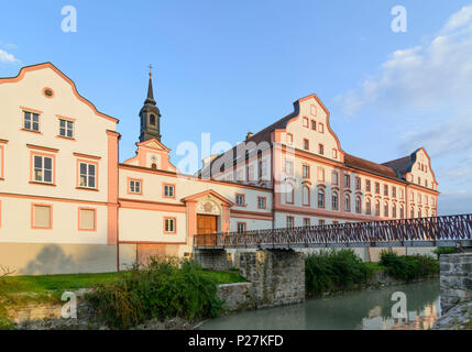 Neuhaus am Inn, castello Schloss Neuhaus, Bassa Baviera, Baviera, Germania Foto Stock