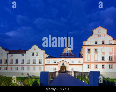 Neuhaus am Inn, castello Schloss Neuhaus, Bassa Baviera, Baviera, Germania Foto Stock