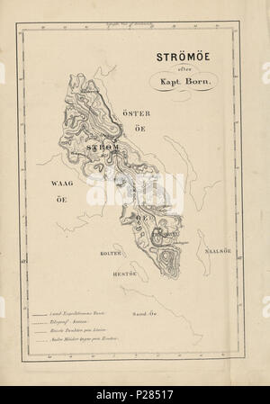 Ho Fox-Expeditionen Aaret 1860 sopra Faerøerne, Isola og Grønland Illustrasjon hentet fra boken 'Fox-Expeditionen ho Aaret 1860 sopra Faerøerne, Isola og Grønland' Zeilau av, Th. og utgitt av (Wøldike Kjøbenhavn, 1861) 125 Fox-Expeditionen ho Aaret 1860 sopra Faerøerne, Isola og Grønland - no-nb digibok 2009062303023-V2 Foto Stock