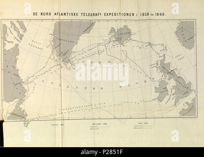 125 Fox-Expeditionen ho Aaret 1860 sopra Faerøerne, Isola og Grønland - no-nb digibok 2009062303023-V1 Foto Stock