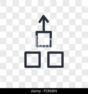 Legno icona vettore isolato su sfondo trasparente, legno concetto del logo Illustrazione Vettoriale