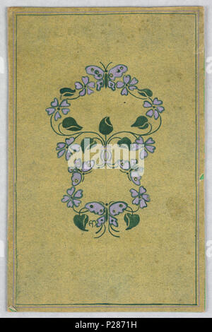 100 il disegno per la copertina di un libro, ca. 1887-1903 (CH) 18569029 Foto Stock