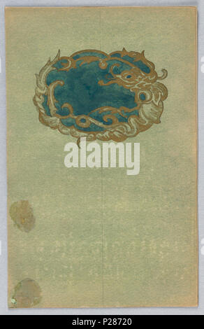 100 il disegno per la copertina di un libro, ca. 1891-1892 (CH) 18569051-2 Foto Stock
