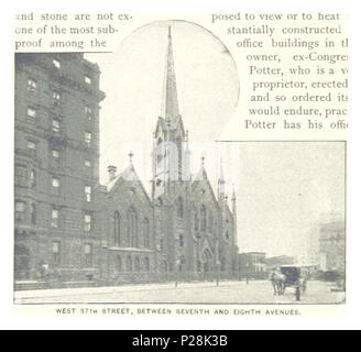 (Re1893NYC) PG830 WEST 57TH STREET, tra la settima e l'Ottava Avenue. Foto Stock