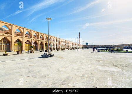 Isfahan, Iran - Marzo 21, 2018: Vista di Imam Ali Square Foto Stock