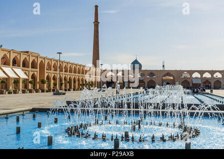 Isfahan, Iran - Marzo 21, 2018: Vista di Imam Ali Square Foto Stock