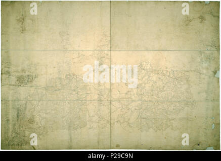 (Mappa delle contee di Caroline, Essex, arancione e Spotsylvania, e parti delle contee di Hannover, il Re e la regina, re George, King William e Stafford, Va.) LOC gvhs01.vhs00346. Foto Stock