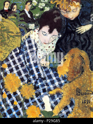 . Русский: dipinto di Pierre Bonnard . 1891. Pierre Bonnard (1867-1947) nomi alternativi p'er Bonnar; Pierre Eugène Frédéric Bonnard; Pierre Eugene Frederic Bonnard; p. bonnard; bonnard p.; Bonnard Descrizione pittore francese, scultore, incisore e artista grafico Data di nascita e morte 3 Ottobre 1867 23 gennaio 1947 Luogo di nascita e morte Fontenay-aux-Roses Le Cannet sede di lavoro Francia, Stati Uniti d'America, Nord Africa competente controllo : Q26408 VIAF: 66499977 ISNI: 0000 0001 0910 3856 ULAN: 500115555 LCCN: N79040127 NLA: 35020171 WorldCat 224 Pierre Bonnard donna con fare Foto Stock