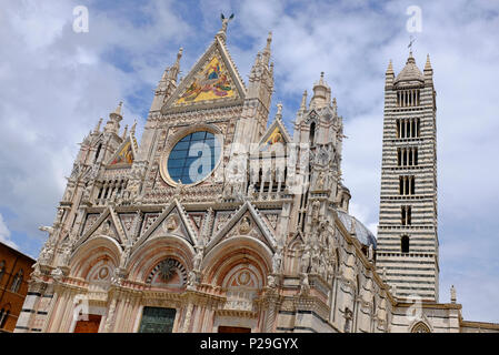 Cattedrale di Siena, Toscana, Italia Foto Stock