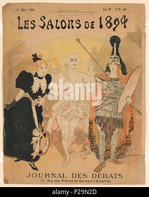 268 STAMPA, Le Salon de 1894, coperchio Journal des Débats, 1 maggio 1894 (CH) 18336447 Foto Stock