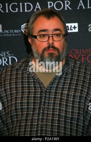 16 / 01 / 2008; Hotel Majestic, Barcellona, Presentación de 'Los crimenes de Oxford' por su director Alex de la Iglesia, los actores Elia legno, John Hurt y Leonor Watling. Foto Stock