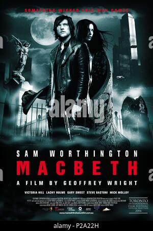 Pellicola originale titolo: Macbeth. Titolo inglese: Macbeth. Regista: GEOFFREY WRIGHT. Anno: 2006. Credito: Arclight Films/Film Finance Corporation/FILM VICTORIA/ / Album Foto Stock