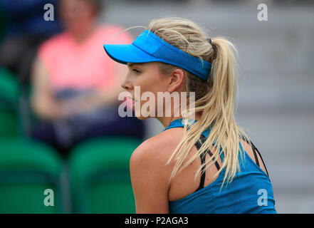 Nottingham Tennis Center, Nottingham, Regno Unito. 14 Giugno, 2018. La natura Valle Open Tennis Tournament; Katie Boulter (GBR) durante la sua partita contro Samantha STOSUR (AUS) Credito: Azione Sport Plus/Alamy Live News Foto Stock