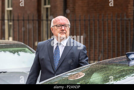 Londra 14 giugno 2018, George Brandis, Alto commissariato australiano lasciando 10 Downing Street vi è la speculazione la sua visita è stata collegata a Julian Assange, Londra Credit Ian Davidson/Alamy Live News Foto Stock