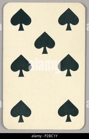 . Inglese: carta da gioco, 1900 . 1900 228 carta da gioco, 1900 (CH) 18807569 Foto Stock
