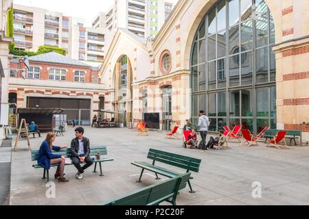 Francia, Parigi, il Centquatre, artistiche innovative e di istituzioni culturali Foto Stock