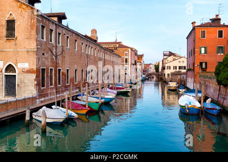 Rio de Sant'Alvise, Venezia, Italia Foto Stock