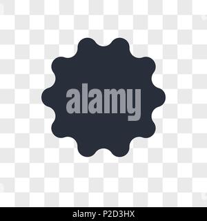 Sun emoji icona vettore isolato su sfondo trasparente, Sun emoji concetto del logo Illustrazione Vettoriale