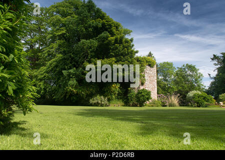 Torre Blacket in Eaglesfield, antica casa ancestrale alla campana clan dalla Scozia. Foto Stock