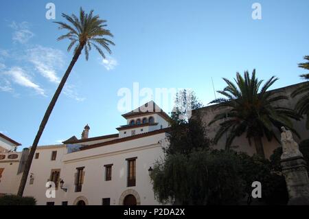 Paseo Maritimo de Sitges. Foto Stock