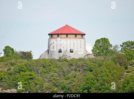 Un altro del Martello Towers - questo uno costruire a Fort Henry nei primi anni quaranta. Ci sono stati una serie di Martello torri costruite della zona di Kingston Foto Stock