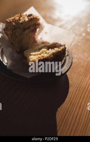 Close-up di pirottini sul tavolo di legno Foto Stock