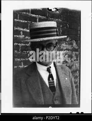 . Inglese: fotografia di George Washington Rappleyea presi un mese prima del Tennessee v. John T. Scopes Trial. Dal Smithsonian Institution Archives. Giugno 1925. Fotografato da Watson Davis 22 George Rappleyea Foto Stock