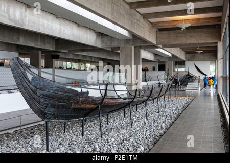 La Danimarca, la Zelanda, Roskilde, Museo della Nave Vichinga Foto Stock