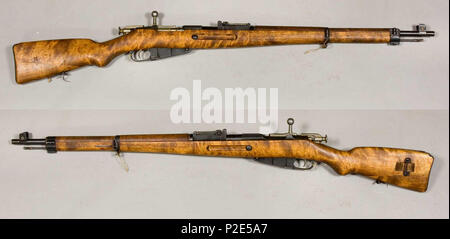 . Inglese: Mosin-Nagant fucile modello 1939, Finlandia. Calibro 7,62 x54mmR. Dalle collezioni di Armémuseum (Esercito Svedese museo), Stoccolma, Svezia. . Armémuseum (l'esercito svedese museo) 35 Mosin-Nagant M1939 - Finlandia - AM.006968 Foto Stock