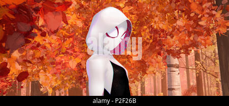 Data di rilascio: dicembre 14, 2018 Titolo: Spider-Man: nell'Spider-Verse STUDIO: Focus Features direttore: Bob Persichetti, Peter Ramsey trama: Spider-Man attraversa le dimensioni parallele e le squadre con il Spider-Men di quelle dimensioni per fermare una minaccia a tutta la realtà. STARRING: Gwen Stacy come Spider-Gwen. (Credito Immagine: © Columbia Pictures/Entertainment Immagini) Foto Stock