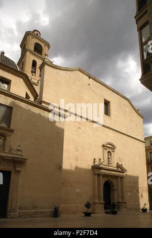 Spagna - Valencia regione autonoma - L'Alacantí (distretto) - Alicante. Alicante (capitale); Concattedrale de San Nicolás. Foto Stock