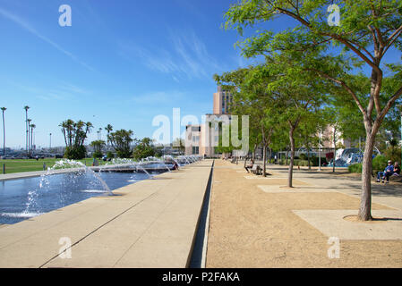 Il Waterfront Park in San Diego Foto Stock
