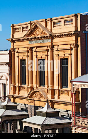 La Galleria d'Arte di Ballarat fu istituito nel 1884.L'attuale edificio wasopened in1890.Progettato da Tappin,Gilbert e Dennehy.Lo stile è Renaiss Foto Stock