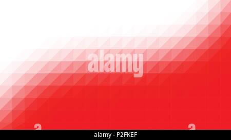 Rosso Bianco a bassa poli vettore gradiente texture. Colorata illustrazione poligonale, buono come un telefono cellulare, materiale di marketing o lo sfondo del sito web. Tutti i poli Illustrazione Vettoriale