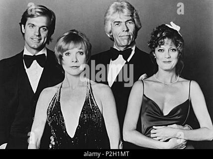 Pellicola originale titolo: Amare le coppie. Titolo inglese: Amare le coppie. Regista: JACK SMIGHT. Anno: 1980. Stelle: Susan Sarandon; James Coburn; Stephen Collins; SHIRLEY MACLAINE. Credito: TEMPO/VITA / Album Foto Stock