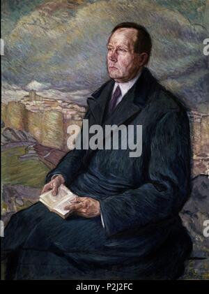 "Azorín", 1922, olio su tela, 130 x 100 cm, come01207. Autore: Juan de Echevarría (1875-1931). Posizione: Il MUSEO REINA SOFIA-PINTURA, Madrid. Foto Stock