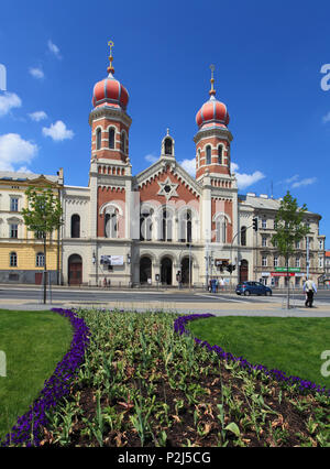Repubblica ceca, Plzen, Pilsen, Grande Sinagoga, Foto Stock