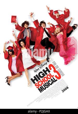 Pellicola originale titolo: HIGH SCHOOL MUSICAL 3: Senior Year. Titolo inglese: HIGH SCHOOL MUSICAL 3: Senior Year. Regista: Kenny Ortega. Anno: 2008. Credito: Walt Disney Pictures / Album Foto Stock