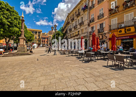 Sardegna Cagliari Stampace distretto piazza Yenne Foto Stock