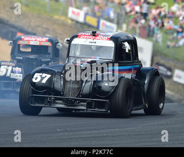 Sarà Gibson, 1934 Ford Coupe, leggende vetture campionato, American Speedfest VI, Brands Hatch, giugno 2018, automobili, Autosport, auto, il circuito da corsa, Foto Stock