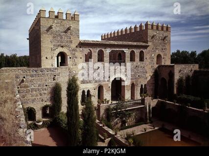 VISTA DEL PATIO DEL PALACIO DE GALIANA RECONSTRUIDO EN EL SIGLO XIV SOBRE EL PALACIO DE RECREO DEL REY TAIFA AL-MAMUN. Posizione: PALACIO DE GALIANA, Spagna. Foto Stock