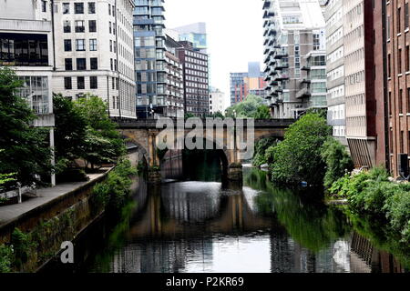 E Manchester Salford Foto Stock