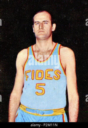 . Figurina CAMPIONI DELLO SPORT 1969/1970-n. 299 - GAVAGNIN (ITA) -PALLACANESTRO-nuovo . 1969 o versioni precedenti. 35 sconosciuto Giovanni Gavagnin 2 Foto Stock